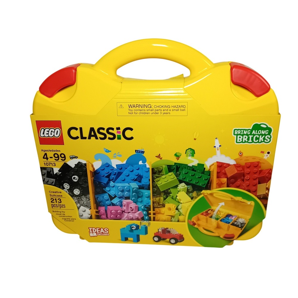 NEW LEGO Classic Creative Suitcase 10713 Building‎ Toy 213 Pieces Ages 4-99